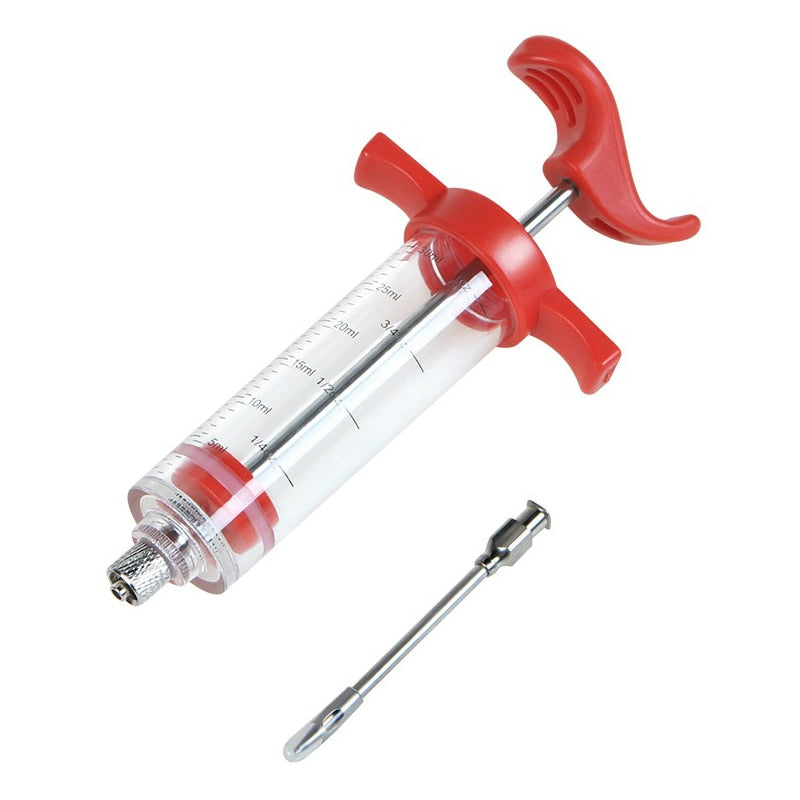 GWHOLE Meat Injector Stainless Steel Flavour Injector for Beef