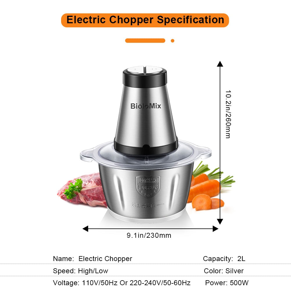 Electric Meat Chopper - Uptimac